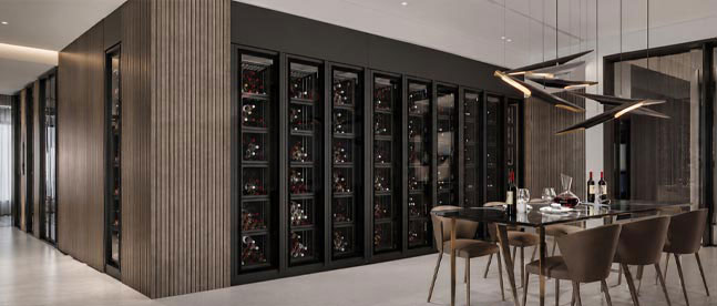 Vitrus - Glazed Wine Cabinet