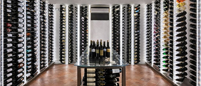 Wine Cellars in Acrylic