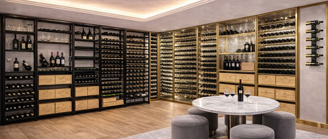 Wine Cellars in Metal
