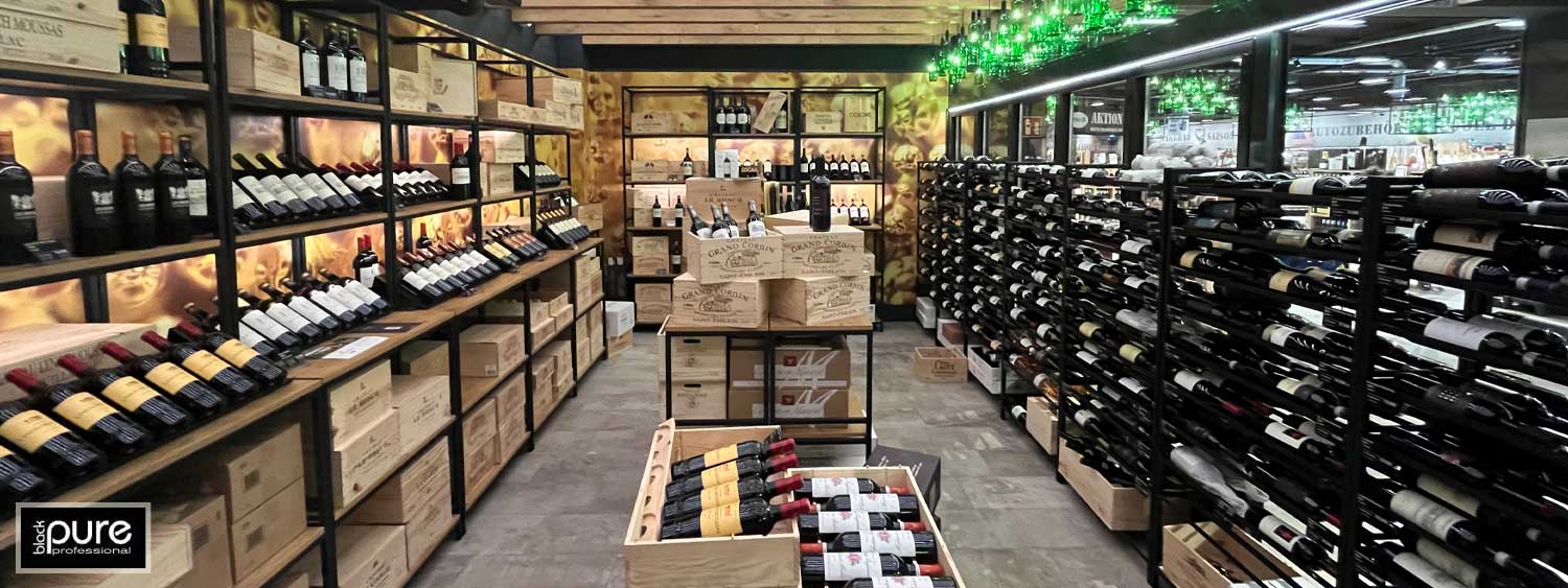 Professional shelving for shopfitting and discerning private customers