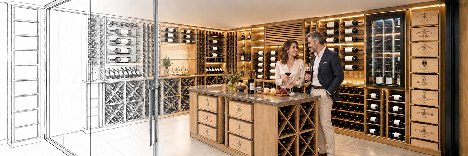 Customised solutions for private wine cellars