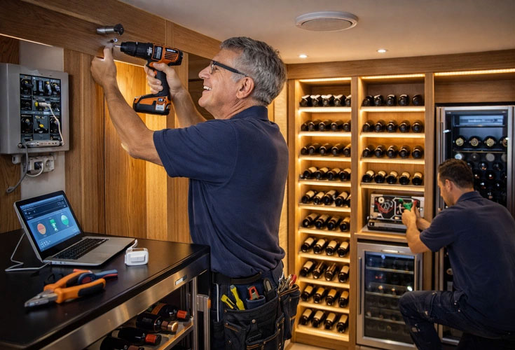 Professional installation on site
