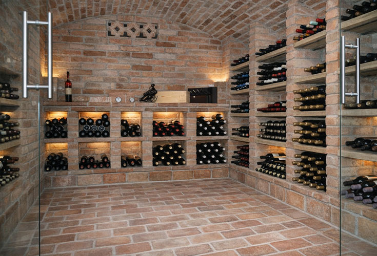 Stone wine racks - durable and resistant to moisture