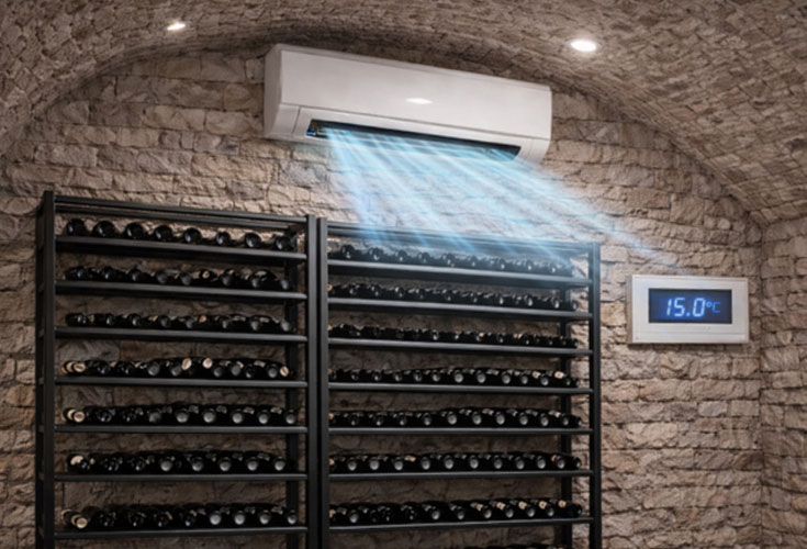 Air conditioning systems - temperature control with added effect