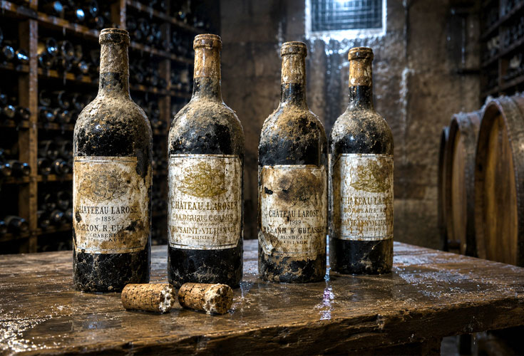 Much lower values are sufficient for bottle storage