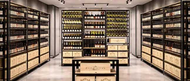 Wine Rack System BLACK PURE WOOD