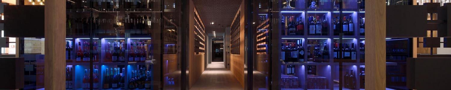 Glazed Climate-Controlled Wine Rooms
