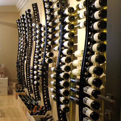 Product image for 'Acrylic wine rack SALERNO'
