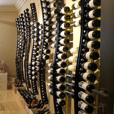 Product image for 'Acrylic wine rack SALERNO'