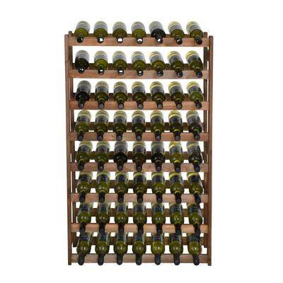 Product image for 'Wooden wine rack SIMPLEX, model 3, brown stain'