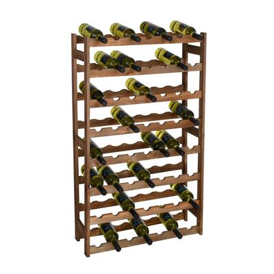 Product image for 'Wooden wine rack SIMPLEX, model 3, brown stain'