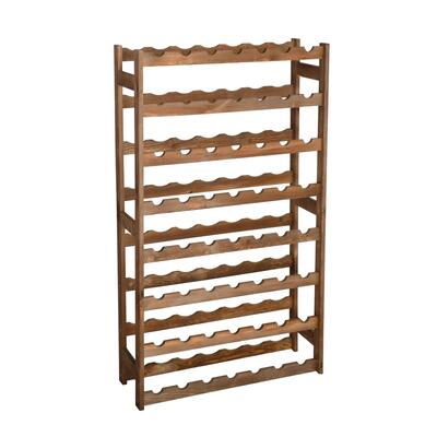 Product image for 'Wooden wine rack SIMPLEX, model 3, brown stain'
