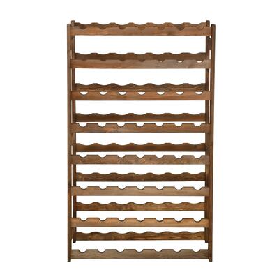 Product image for 'Wooden wine rack SIMPLEX, model 3, brown stain'