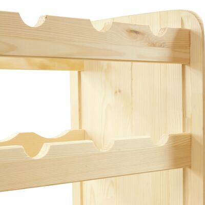 Product image for 'Wooden wine rack OPTIPLUS, model 1, untreated wood'
