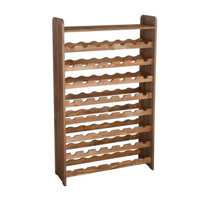 Product image for 'Wooden wine rack OPTIPLUS, model 2, brown stain'