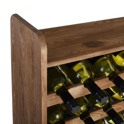 Product image for 'Wooden wine rack OPTIPLUS, model 2, brown stain'