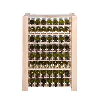 Product image for 'Wine rack FACILE, natural, medium, for 56 bottles'