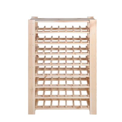 Product image for 'Wine rack FACILE, natural, medium, for 56 bottles'