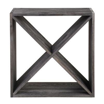 Product image for 'Wine rack 52 cm, module X-Cube brown stained'
