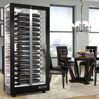Product image for 'Wine cooling cabinets TECA VINO, black frame'