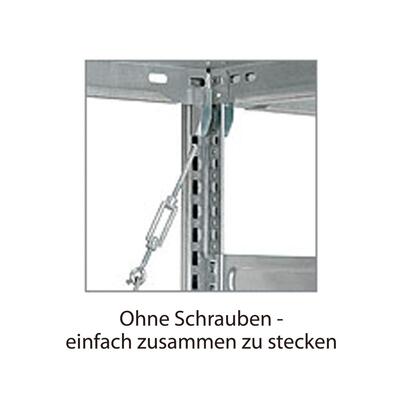 Product image for 'Metal wine rack ODEON, H 200 cm'