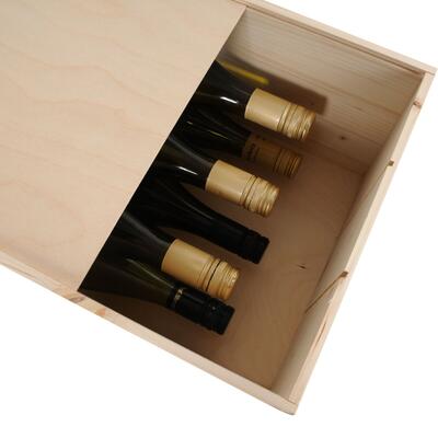 Product image for 'Wine box with sliding lid SIENA for 6 bottles'