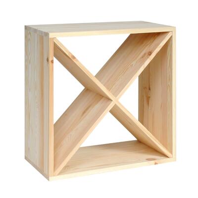 Product image for 'Wooden wine rack CUBE 48'
