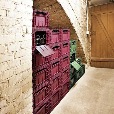 Product image for 'WINEBOX storage boxes, plastic, 6 piece sets'
