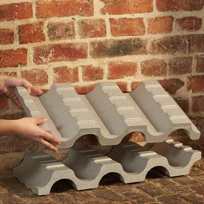 Product image for 'Wine rack PIERRE made of synthetic material'