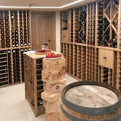 Product image for 'Wine rack modular system PROVINALIA, pinewood'