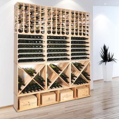 Product image for 'Wine rack LINEA made of pine wood'