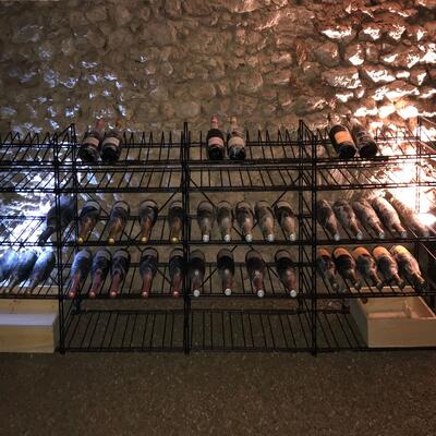 Product image for 'LA CAVE metal wine rack system, H 90 cm'