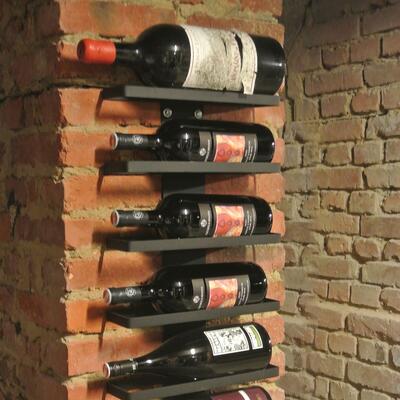 Product image for 'Wall Mounted Wine Rack for 1.5 litre Magnum Bottles'