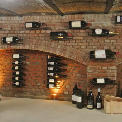 Product image for 'Wall Mounted Wine Rack for 3 Litre Double Magnums'