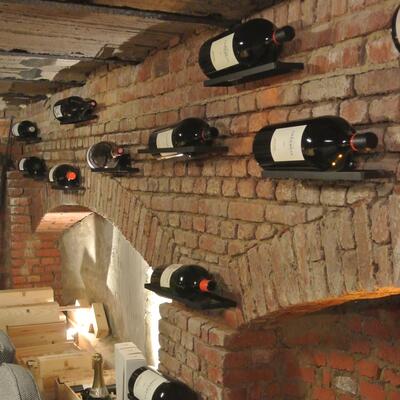 Product image for 'Wall Mounted Wine Rack for 3 Litre Double Magnums'