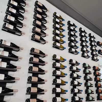 Product image for 'Wall Mounted Wine Rack TESSIN Made of Metal'