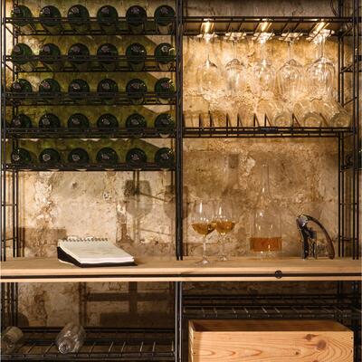 Product image for 'Wine rack system LA CAVE made of metal'
