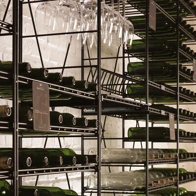 Product image for 'Wine rack system LA CAVE made of metal'