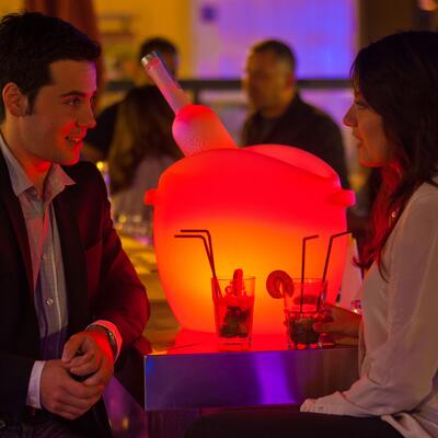 Product image for 'Bottle cooler So Fresh with battery and colour changing lights'