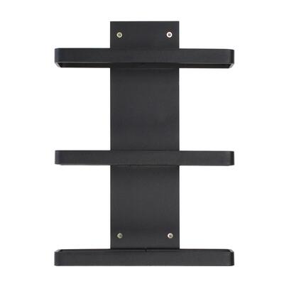 Product image for 'Black Pure wall wine rack for 3 bottles of 0.75l each'