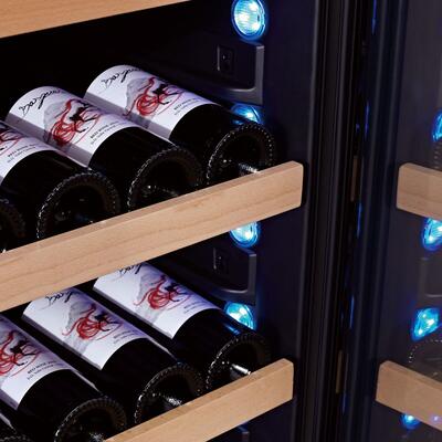 Product image for 'Two-zone wine cooler WLB-460DFLD-Mix, 172cm, 124-163 btl.'