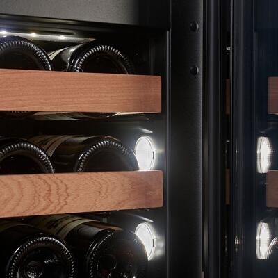 Product image for 'Two-zone built-in wine cooler WLI-90DF, 60cm, 28 bottles'
