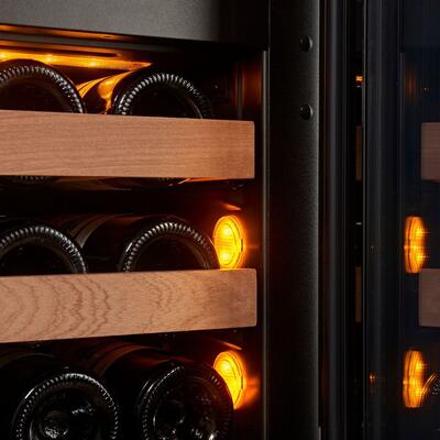 Product image for 'Two-zone built-in wine cooler WLI-90DF, 60cm, 28 bottles'