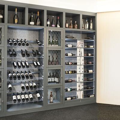 Product image for 'Wine rack system Piedmont, fir, anthracite'