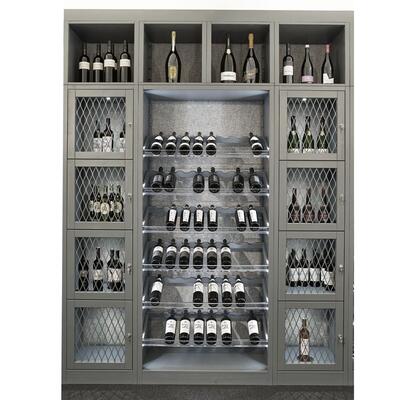 Product image for 'Wine rack system Piedmont, fir, anthracite'