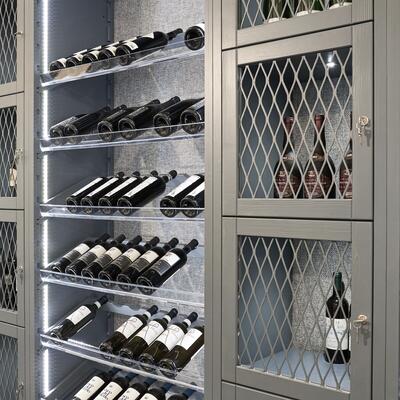 Product image for 'Wine rack system Piedmont, fir, anthracite'