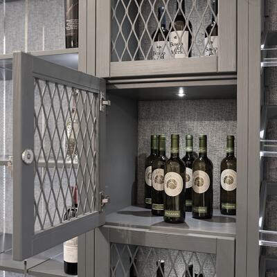 Product image for 'Wine rack system Piedmont, fir, anthracite'