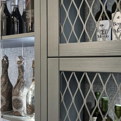 Product image for 'Wine rack system Piedmont, fir, anthracite'
