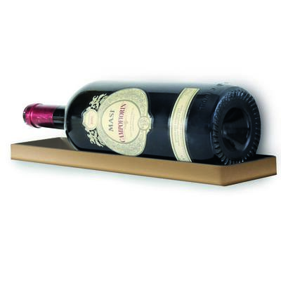 Product image for 'Wall mounted wine rack for 1 magnum bottle, gold'