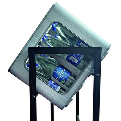 Product image for 'Metal drinks crate shelf, W 90 cm'